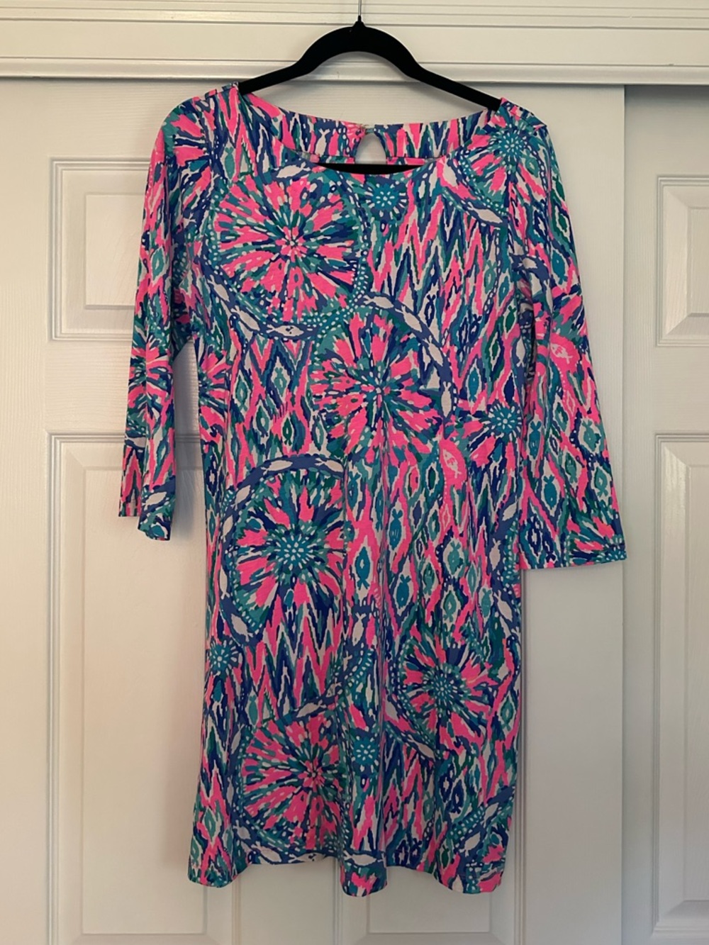 Lilly Pulitzer Bay Dress Tiki Pink Shake it up